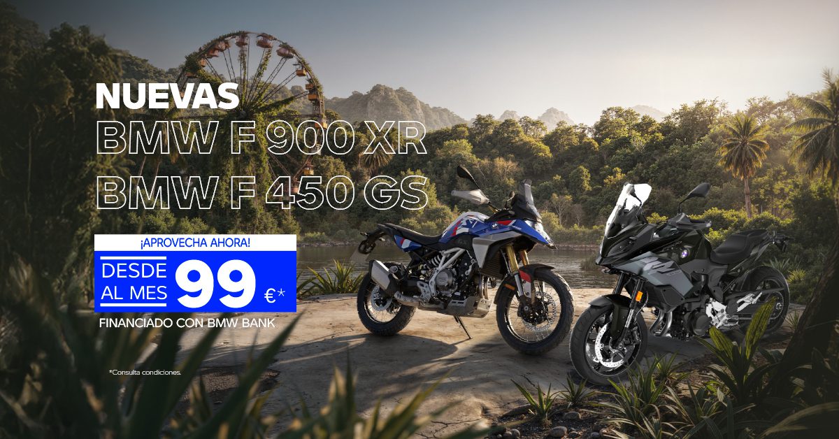 Gama BMW F en Motor Gorbea: BMW F 900 XR y F 450 GS